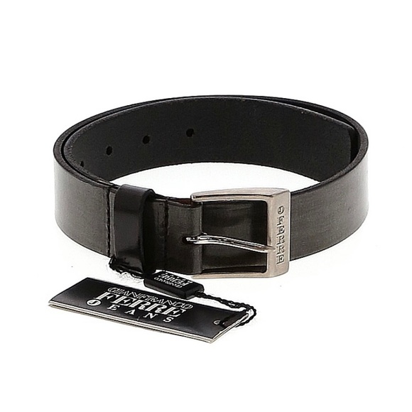 GIANFRANCO FERRE size XXS black leather belt NEw with tags!